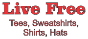 eshop at web store for Patriotic T Shirts / Tee Shirts / Tees American Made at Live Free in product category American Apparel & Clothing